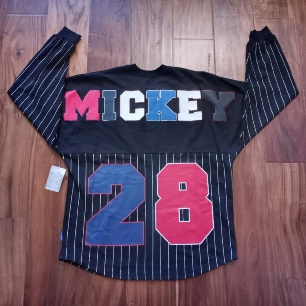 Disney Mickey Baseball NWT Spirit Jersey Adult
